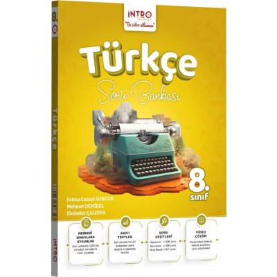 İntro Yayınları LGS 8. Sınıf Türkçe Soru Bankası
