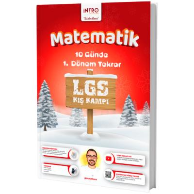 İntro Yayınları LGS 8. Sınıf  Matematik 10 Günde 1. Dönem Tekrar Kış Kampı
