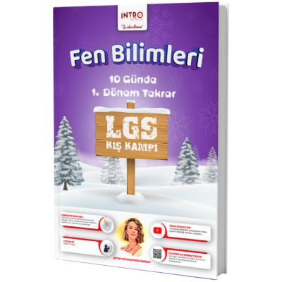 İntro Yayınları LGS 8. Sınıf  Fen Bilimleri 10 Günde 1. Dönem Tekrar Kış Kampı