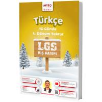 İntro Yayınları LGS 8. Sınıf  Türkçe 10 Günde 1. Dönem Tekrar Kış Kampı