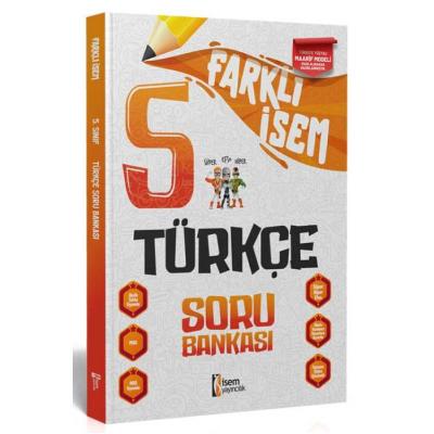 İsem Yayınları 5. Sınıf 2025 Farklı İsem Türkçe Soru Bankası