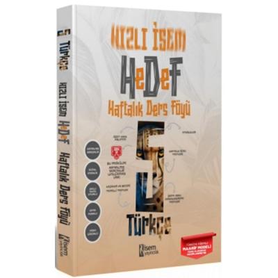 İsem Yayınları 5. Sınıf 2025 Hızlı İsem Türkçe Hedef Haftalık Ders Föyü