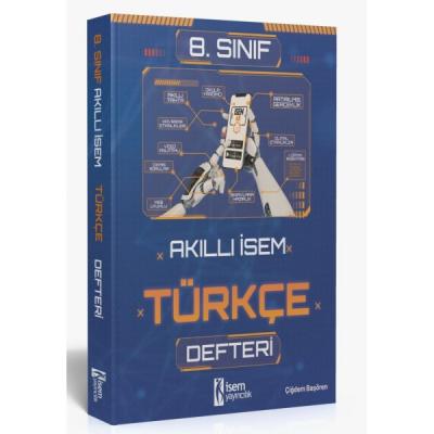 İsem Yayınları LGS 8. Sınıf Türkçe Akıllı İsem Defteri