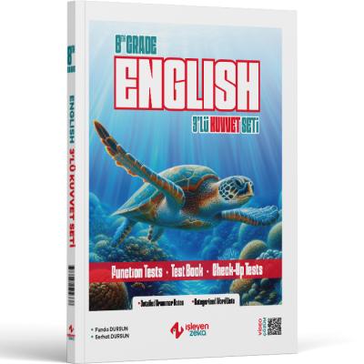 İşleyen Zeka LGS 8. Sınıf İngilizce 3 lü Kuvvet Serisi Seti