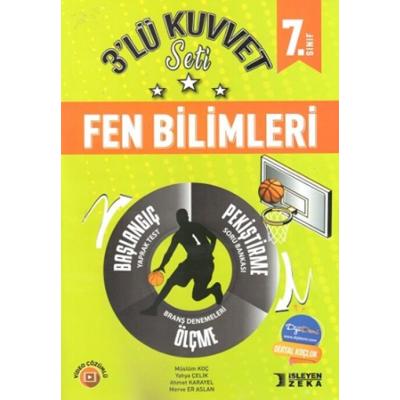 İşleyen Zeka Yayınları 7. Sınıf Fen Bilimleri 3 lü Kuvvet Serisi Seti