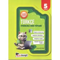 Kafa Dengi Yayınları 5. Sınıf 2025 Türkçe Etkinlikli Ders Föyleri