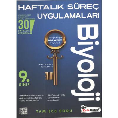 Kafa Dengi Yayınları 9. Sınıf Biyoloji Haftalık Süreç Uygulamaları