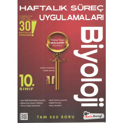 Kafa Dengi Yayınları 10. Sınıf Biyoloji Haftalık Süreç Uygulamaları