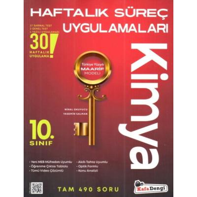 Kafa Dengi Yayınları 10. Sınıf Kimya Haftalık Süreç Uygulamaları