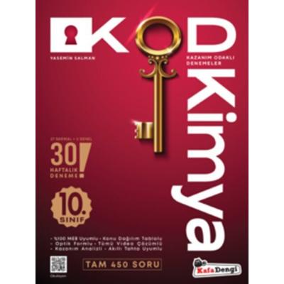 Kafa Dengi Yayınları 10. Sınıf Kod Kimya Kazanım Odaklı Denemeleri