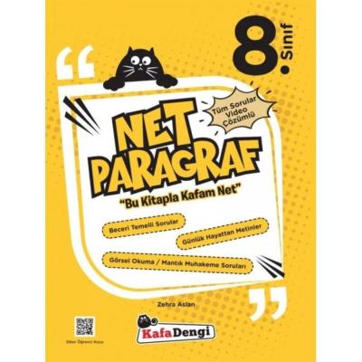 Kafa Dengi Yayınları 8. Sınıf Lgs Net Paragraf Soru Bankası