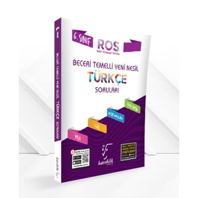 Karekök 6. Sınıf Türkçe ROS Serisi Soru Bankası