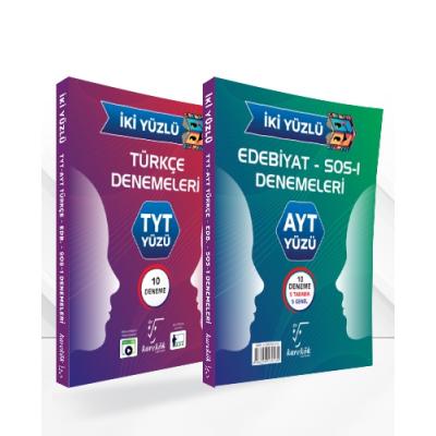 Karekök Yayınları TYT AYT Türkçe Edebiyat İki Yüzlü Deneme