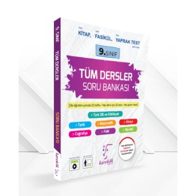 Karekök Yayınları 9. Sınıf 2025 Tüm Dersler Soru Bankası