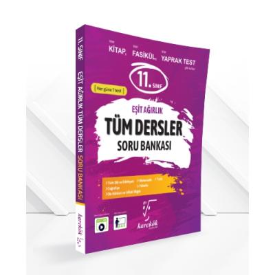 Karekök Yayınları 11. Sınıf Tüm Dersler Soru Bankası (EA)