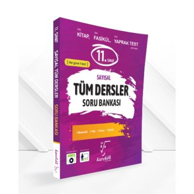 Karekök Yayınları 11. Sınıf Tüm Dersler Soru Bankası (Sayısal)