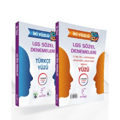 Karekök Yayınları LGS 8. Sınıf İki Yüzlü Sözel Denemeleri