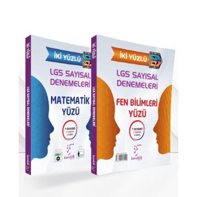 Karekök Yayınları LGS 8. Sınıf İki Yüzlü Sayısal Denemeleri