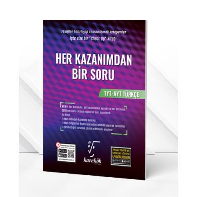 Karekök Yayınları TYT AYT Türkçe Her Kazanımdan Bir Soru