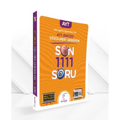 Karekök Yayınları AYT Öncesi Çözülmesi Gereken SON 1111 Soru EŞİT AĞIRLIK