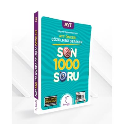 Karekök Yayınları AYT Öncesi Çözülmesi Gereken SON 1000 Soru SAYISAL