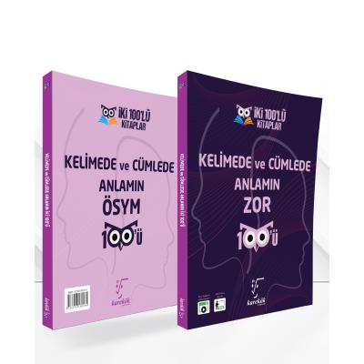 Karekök Yayınları İki Yüzlü Kelimede Ve Cümlede Anlamın Zor  ÖSYM Yüzü