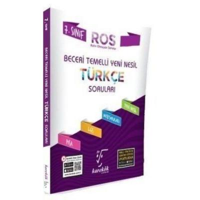 Karekök Yayınları 7. Sınıf Türkçe Ros Serisi Soru Bankası