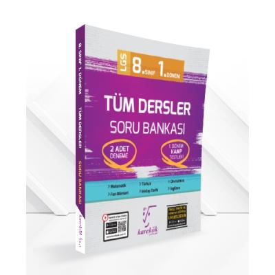 Karekök Yayınları LGS 8. Sınıf  1. Dönem Tüm Dersler Soru Bankası