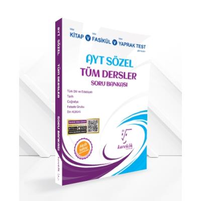 Karekök Yayınları Ayt Sözel Tüm Dersler Soru Bankası
