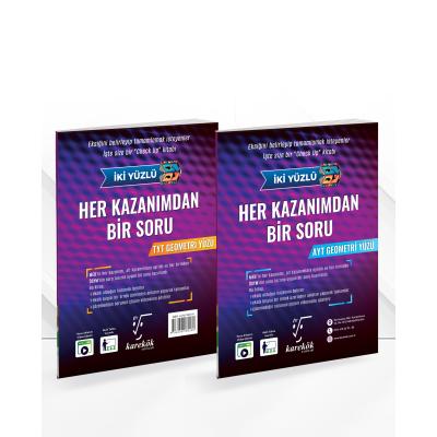 Karekök Yayınları TYT AYT Geometri Her Kazanımdan Bir Soru 