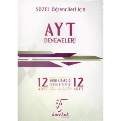 Karekök Yayınları Ayt Sözel 12 Deneme