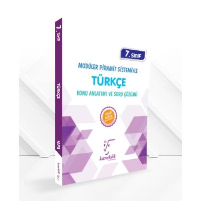 Karekök Yayınları 7. Sınıf Türkçe Konu Anlatımı Ve Soru Çözümü