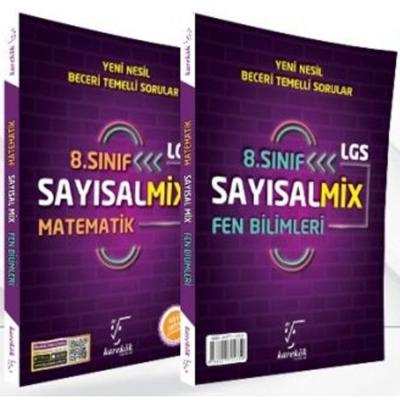 Karekök Yayınları 8. Sınıf Lgs Sayısal Mix Matematik Ve Fen Bilimleri