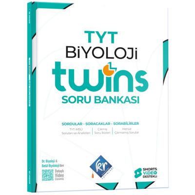 KR Akademi Yayınları TYT Twins Biyoloji Soru Bankası 