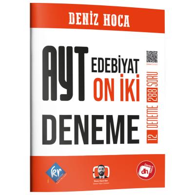KR Akademi Yayınları Deniz Hoca AYT Edebiyat 12 Deneme 