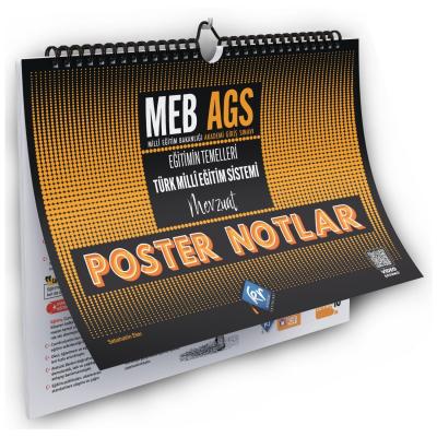 Kr Akademi Yayınları MEB AGS Eğitimin Temelleri ve Türk Milli Eğitim Sistemi Mevzuat Poster Notlar