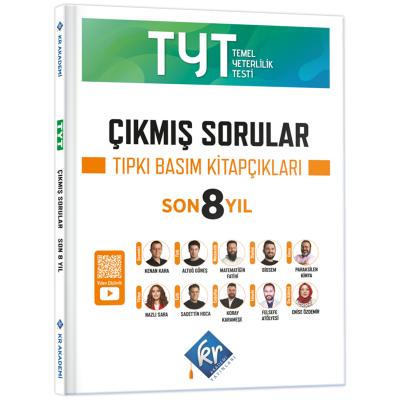 KR Akademi Yayınları TYT Çıkmış Sorular Son 8 Yıl Tıpkı Basım Kitapçıkları 