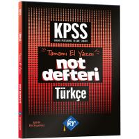 KR Akademi Yayınları KPSS Türkçe Konu Anlatımlı Not Defteri 