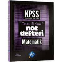 KR Akademi Yayınları KPSS Matematik Konu Anlatımı Not Defteri 