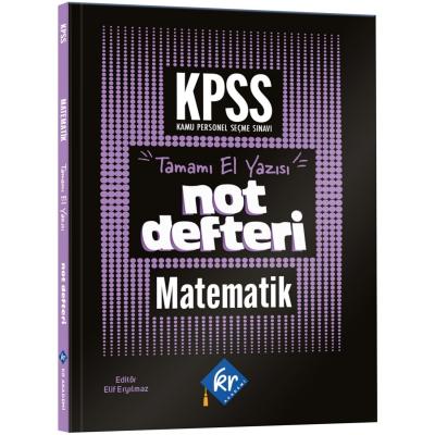 KR Akademi Yayınları KPSS Matematik Konu Anlatımı Not Defteri 