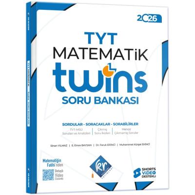 KR Akademi Yayınları 2026 TYT Twins Matematik Soru Bankası 