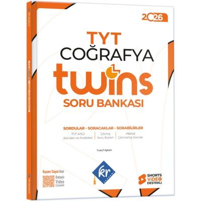 KR Akademi Yayınları 2026 TYT Twins Coğrafya Soru Bankası 