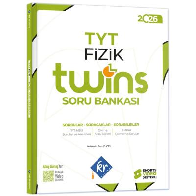 KR Akademi Yayınları 2026 TYT Twins Fizik Soru Bankası 