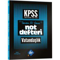 KR Akademi Yayınları KPSS Vatandaşlık Konu Anlatımlı Not Defteri 