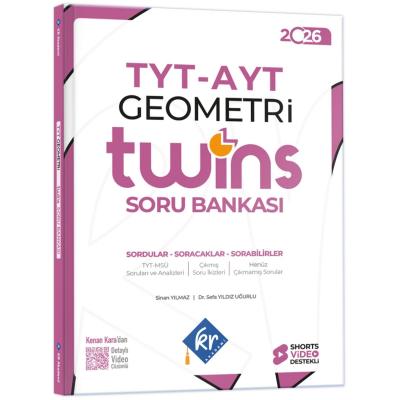 KR Akademi Yayınları 2026 TYT AYT Twins Geometri Soru Bankası 