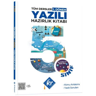 KR Akademi Yayınları 5. Sınıf Tüm Dersler 1. Dönem Yazılı Hazırlık Kitabı 