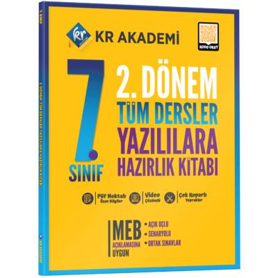 Kr Akademi Yayınları 7. Sınıf 2. Dönem Tüm Dersler Yazılılara Hazırlık Kitabı 