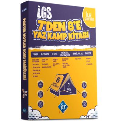 KR Akademi Yayınları LGS 7'den 8'e Yaz Kamp Kitabı (Tüm Dersler)