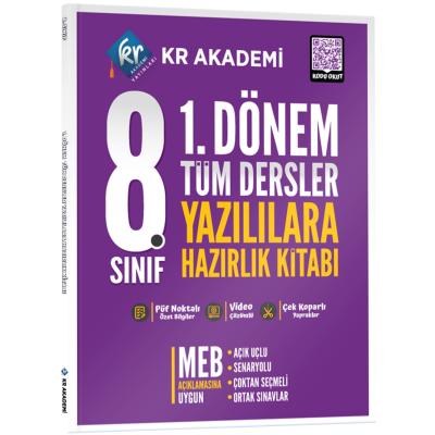 Kr Akademi Yayınları Lgs 8. Sınıf 1. Dönem Tüm Dersler Yazılılara Hazırlık Kitabı 