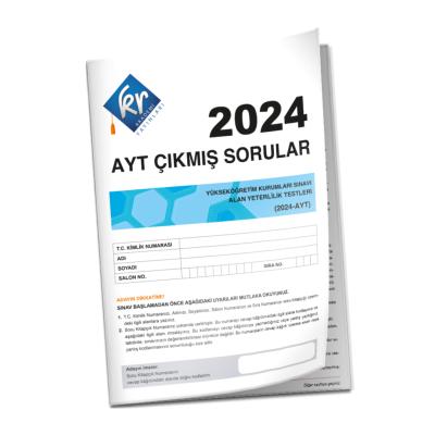 Kr Akademi Yayınları 2024 AYT Çıkmış Sorular Tıpkı Basım Kitapçığı